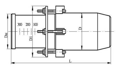 Компенсатор сальниковый односторонний