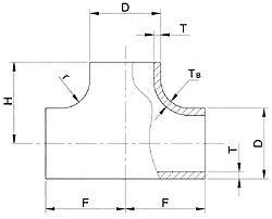 Тройники штампованные бесшовные ГОСТ 17376-2001