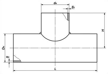 Тройники сварные равнопроходные ОСТ 36-10-762-97